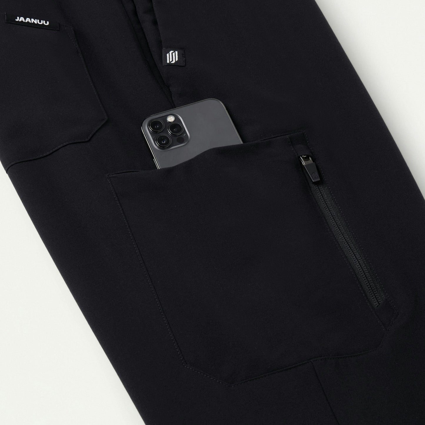 Cobot 8-Pocket Scrub Jogger - Black