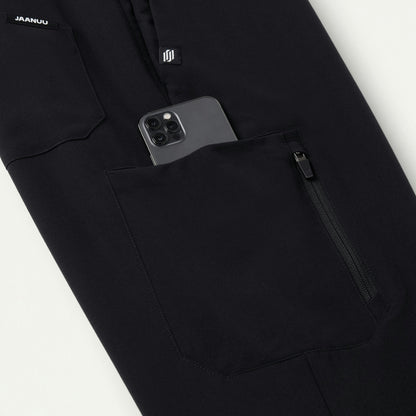 Cobot 8-Pocket Scrub Jogger - Black