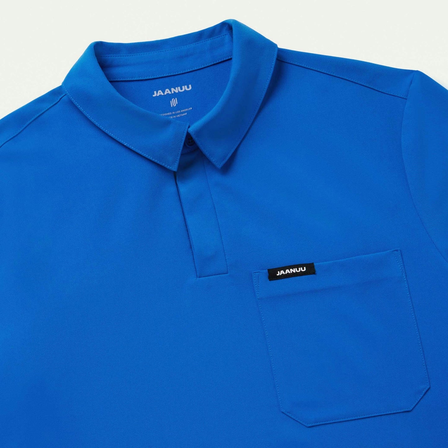 Axis Polo Scrub Top - Royal Blue