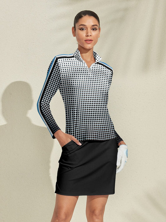 Hyper-prep Golf Shirt Quarterzip UPF50+