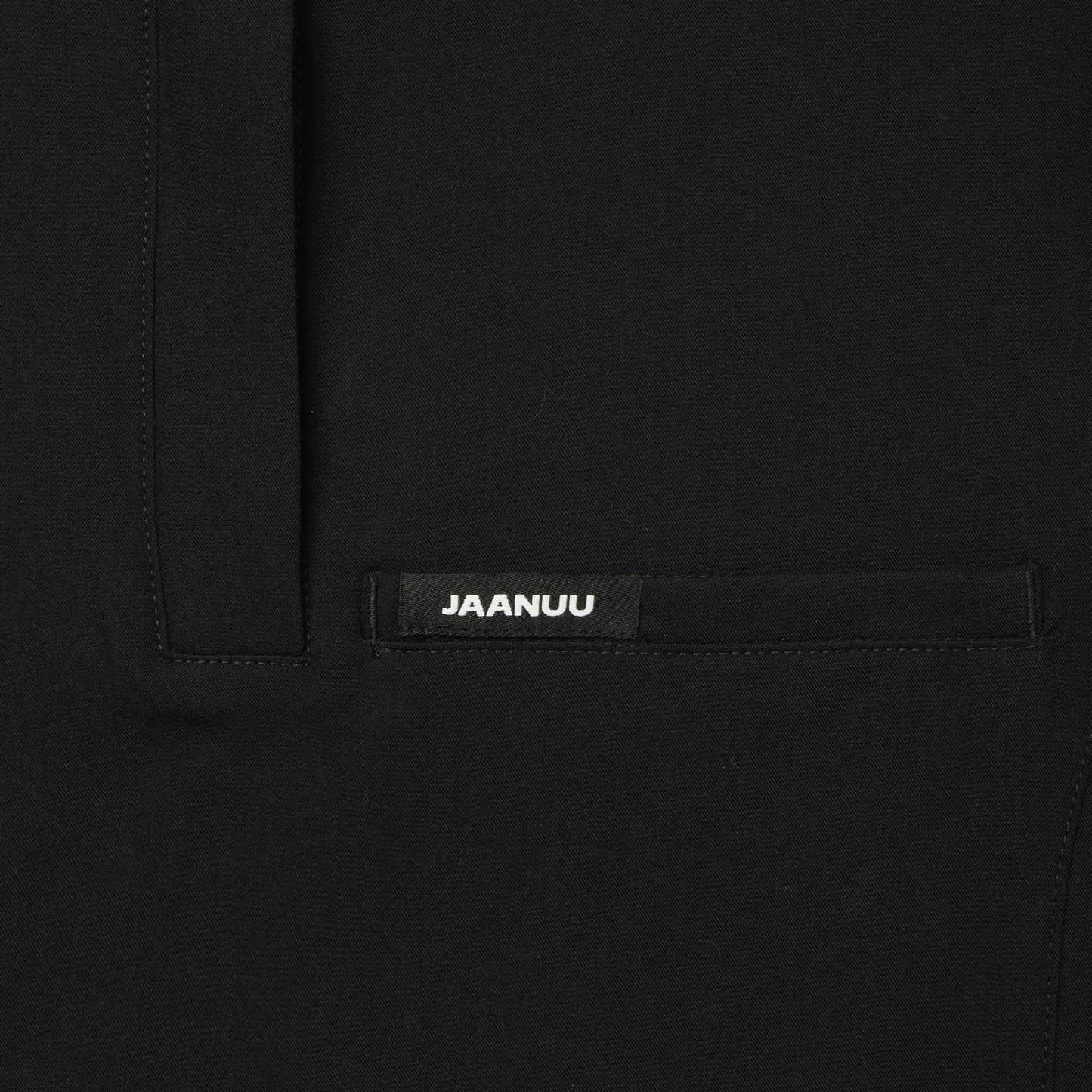 Savi Tuck-In Stand-Collar Scrub Top - Black