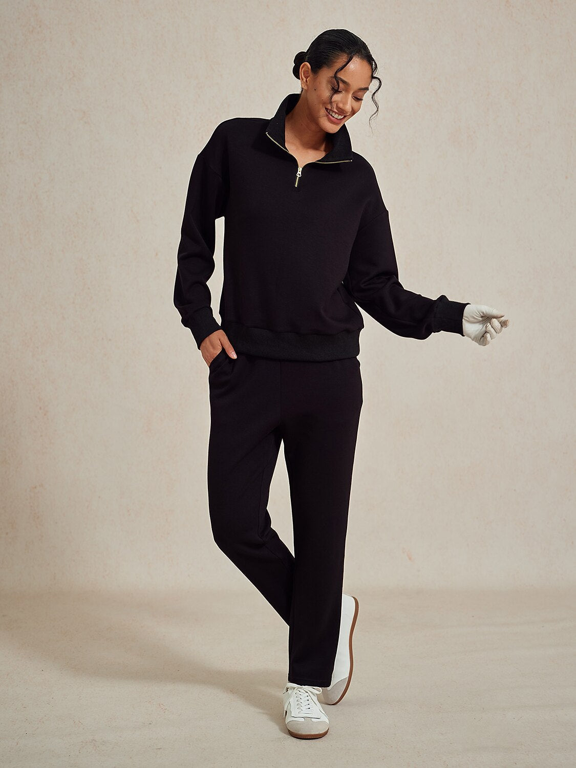 UltraSoft Long Sleeve Quarterzip Sweatshirt