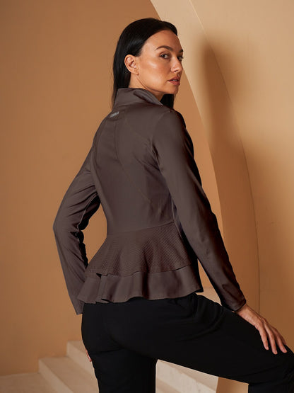 More Than Basic Ruffle Golf Jacket Sun Protection